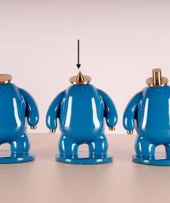 The-Golden-Triangle-India Artefacts Kapelo - Triangular Hat Man - Blue