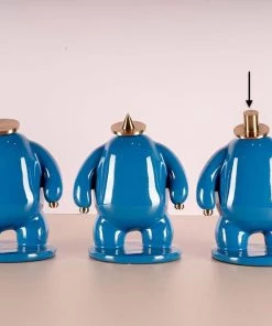 The-Golden-Triangle-India Artefacts Kapelo - Tall Hat Men - Blue