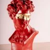 The-Golden-Triangle-India Sale Opus - Roman Red Head Sculpture With Gold Eye Patch