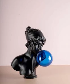 The-Golden-Triangle-India Blair - Roman Bust Sculpture With Bubblegum - Black & Blue Sale