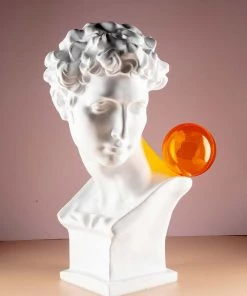 The-Golden-Triangle-India Bale - Roman Head Sculpture With Balloon Sale