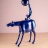 The-Golden-Triangle-India Equos - Blue Horse & Gymnast Artefact - Blue