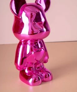 The-Golden-Triangle-India Tedd - Metallic Teddy Bear - Pink Artefacts