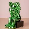 The-Golden-Triangle-India Companion - Sitting Metallic Figurine - Green Artefacts