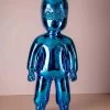 The-Golden-Triangle-India Llad - The Guest Metallic Figurine - Blue 2 The-Golden-Triangle-India Llad - The Guest Metallic Figurine - Blue