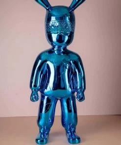 The-Golden-Triangle-India Llad - The Guest Metallic Figurine - Blue