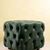 The-Golden-Triangle-India Destan Chesterfield Ottoman - Pine Green 1 The-Golden-Triangle-India Destan Chesterfield Ottoman - Pine Green