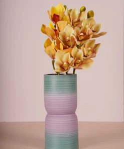 The Golden Triangle India Vases Rame Two Tone Ceramic Vase