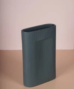 The Golden Triangle India Vases Kota Ceramic Vase - Blue