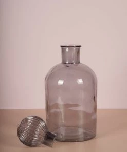 The Golden Triangle India Marley Glass Vase With A Lid