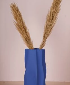 The Golden Triangle India Vases Lagon Nordic Ceramic Vase - Blue