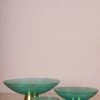 The-Golden-Triangle-India Vases Cian | Glass Fruit Bowl - Green