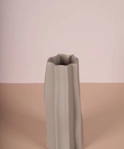 The Golden Triangle India Vases Komorebi Nordic Ceramic Vase - Grey