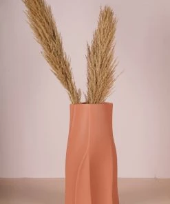 The Golden Triangle India Vases Lagon Nordic Ceramic Vase - Coral