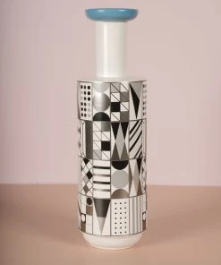 The Golden Triangle India Aztec Ceramic Vase