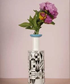 The Golden Triangle India Aztec Ceramic Vase