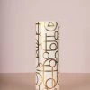 The Golden Triangle India Glitz Gold Monochrome Ceramic Vase