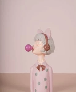 The-Golden-Triangle-India Ava | Polka Dot Bubble Gum With Headphone - Pink Sale