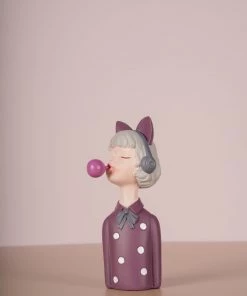 The-Golden-Triangle-India Ava | Polka Dot Bubble Gum With Headphone - Purple Sale
