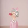 The Golden Triangle India Sale Ava | Bubble Gum Figurine With Headphone - Pink