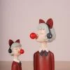 The-Golden-Triangle-India Sale Ava | Bubble Gum Figurine With Headphone - Red