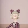 The Golden Triangle India Sale Ava | Hot Chocolate Figurine With Headphone - Purple