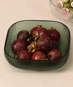 The-Golden-Triangle-India Cian | Square Glass Fruit Bowl