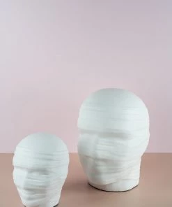 The-Golden-Triangle-India Artefacts Masked Face - White