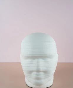 The-Golden-Triangle-India Artefacts Masked Face - White