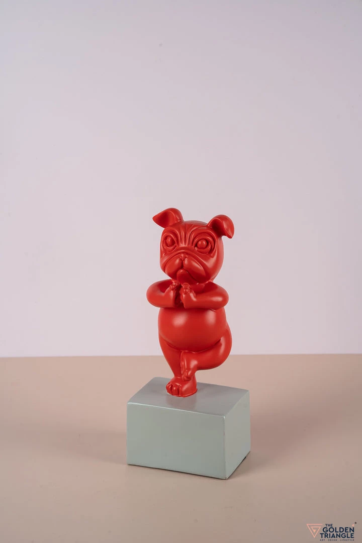 The-Golden-Triangle-India French Bulldog Doing Yoga - Red Artefacts 4 The-Golden-Triangle-India French Bulldog Doing Yoga - Red Artefacts