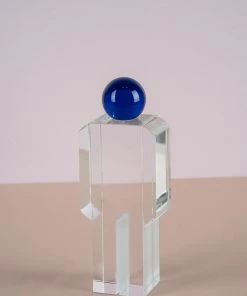 The Golden Triangle India Crystal Man With Blue Head Artefacts