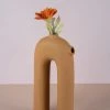 The Golden Triangle India Vases Tan Arch Vase - Tall