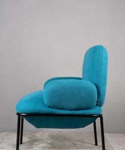 The Golden Triangle India The Benz Chair - Blue