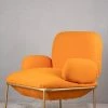 The Golden Triangle India The Benz Chair - Orange Furniture