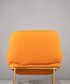 The Golden Triangle India The Benz Chair - Orange Furniture