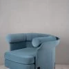 The Golden Triangle India Dax Lounge Chair - Blue