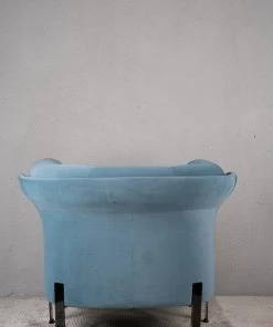 The Golden Triangle India Dax Lounge Chair - Blue 8 The Golden Triangle India Dax Lounge Chair - Blue