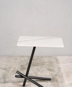 The-Golden-Triangle-India Camilla Three Legged Side Table - Black Furniture