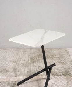 The-Golden-Triangle-India Camilla Three Legged Side Table - Black Furniture