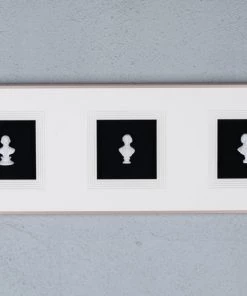 The Golden Triangle India Roman 3D Wall Art Frame - Trois Sale