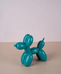 The-Golden-Triangle-India Artefacts Chien - Balloon Dog - Teal