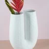 The Golden Triangle India Monochrome Collection U Vase - White 1 The Golden Triangle India Monochrome Collection U Vase - White