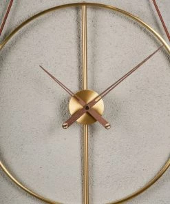 The Golden Triangle India Chronos Wall Clock - Leather Belt