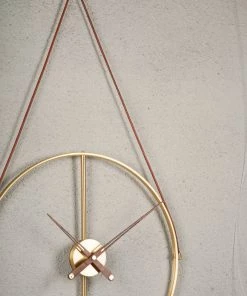 The Golden Triangle India Chronos Wall Clock - Leather Belt 8 The Golden Triangle India Chronos Wall Clock - Leather Belt