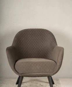 The Golden Triangle India Zenith Lounge Chair - Grey