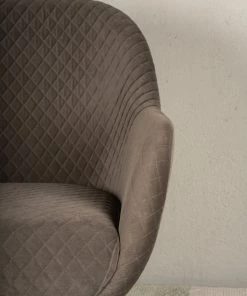 The Golden Triangle India Zenith Lounge Chair - Grey