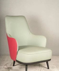 The-Golden-Triangle-India Agnes Accent Chair - Mint Green