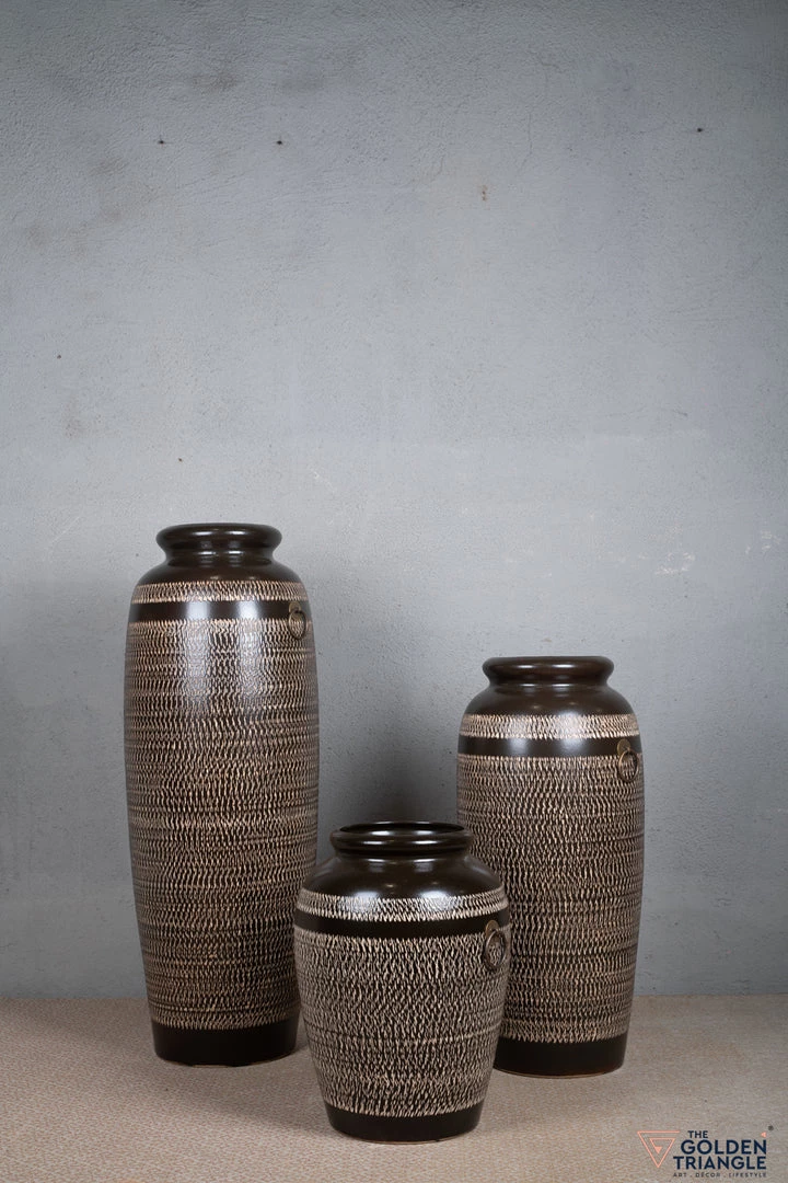 The-Golden-Triangle-India Vernazza Ceramic Floor Vase Vases 3 The-Golden-Triangle-India Vernazza Ceramic Floor Vase Vases