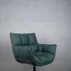 The Golden Triangle India Cooper Swivel Chair - Pine Green