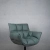 The Golden Triangle India Furniture Cooper Swivel Chair - Sage Green